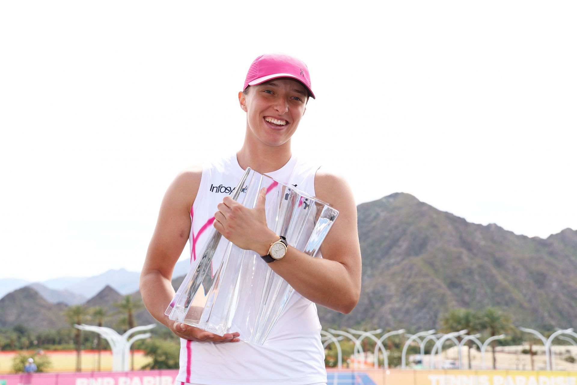 Iga Swiatek at the 2024 BNP Paribas Open.